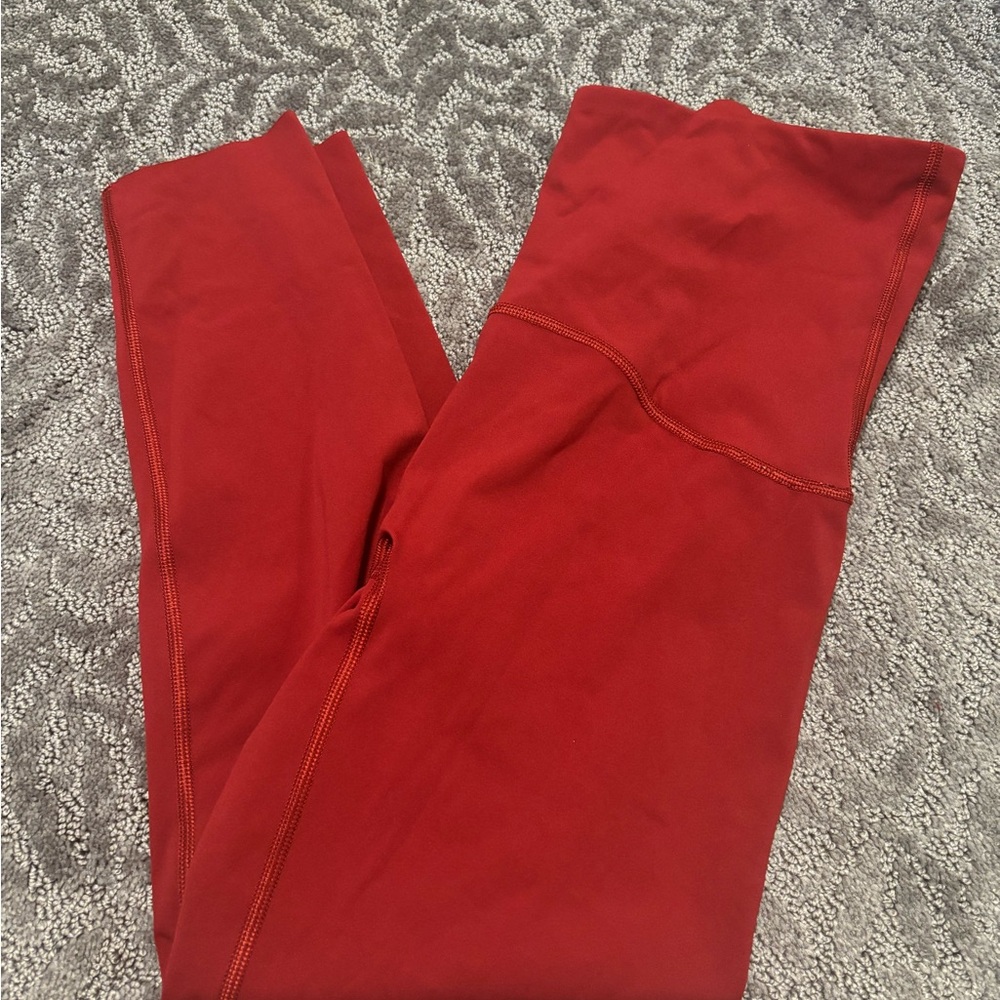 SPANX crimson  Red Booty Boost Leggings